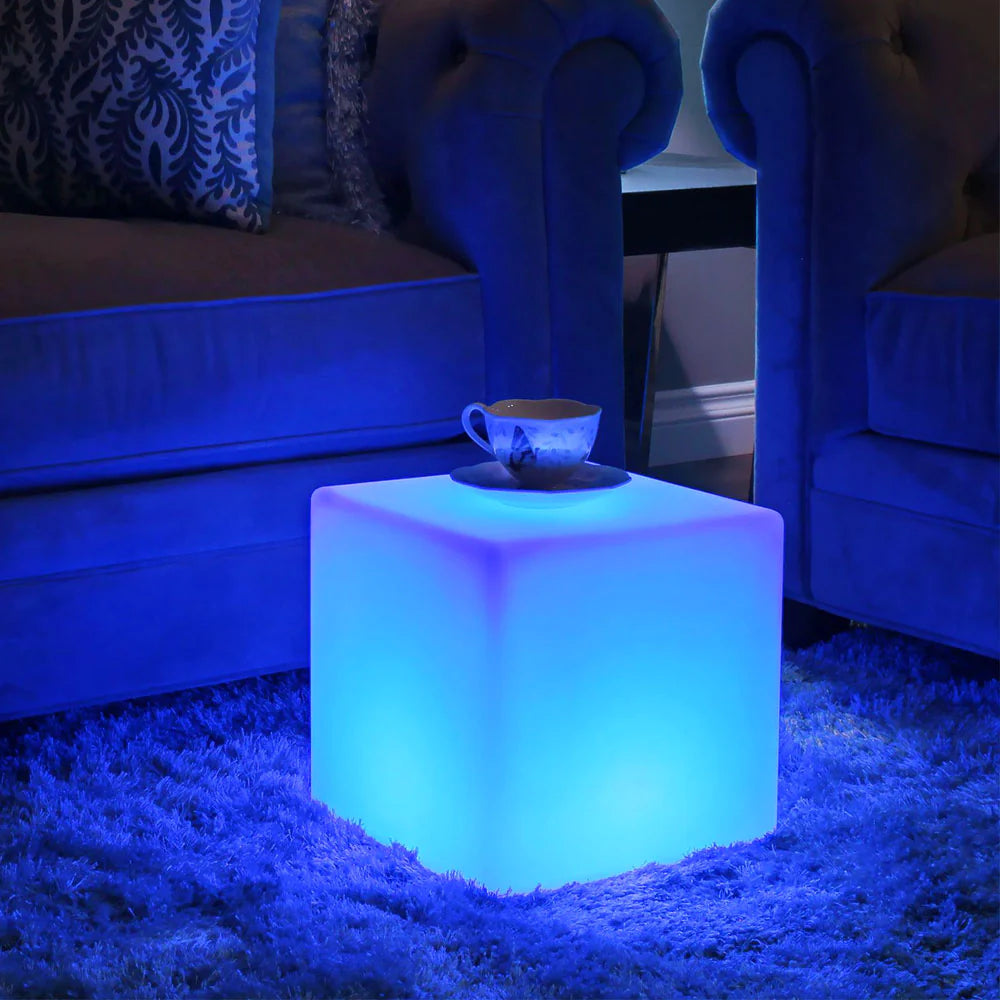 LED Cube Stool