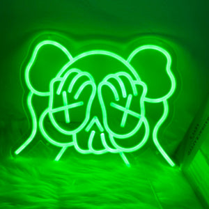 Kaws Neon Sign