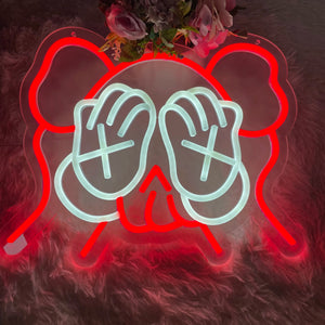 Kaws Neon Sign