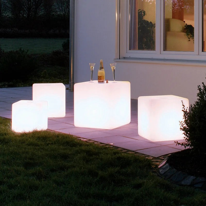 LED Cube Stool