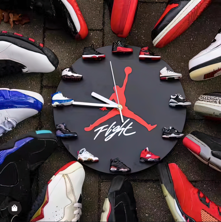 Jordan Shoe Clock