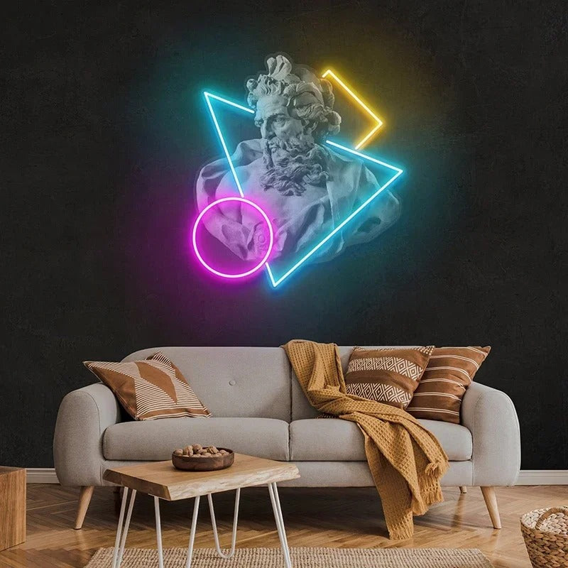 David Neon Wall Art