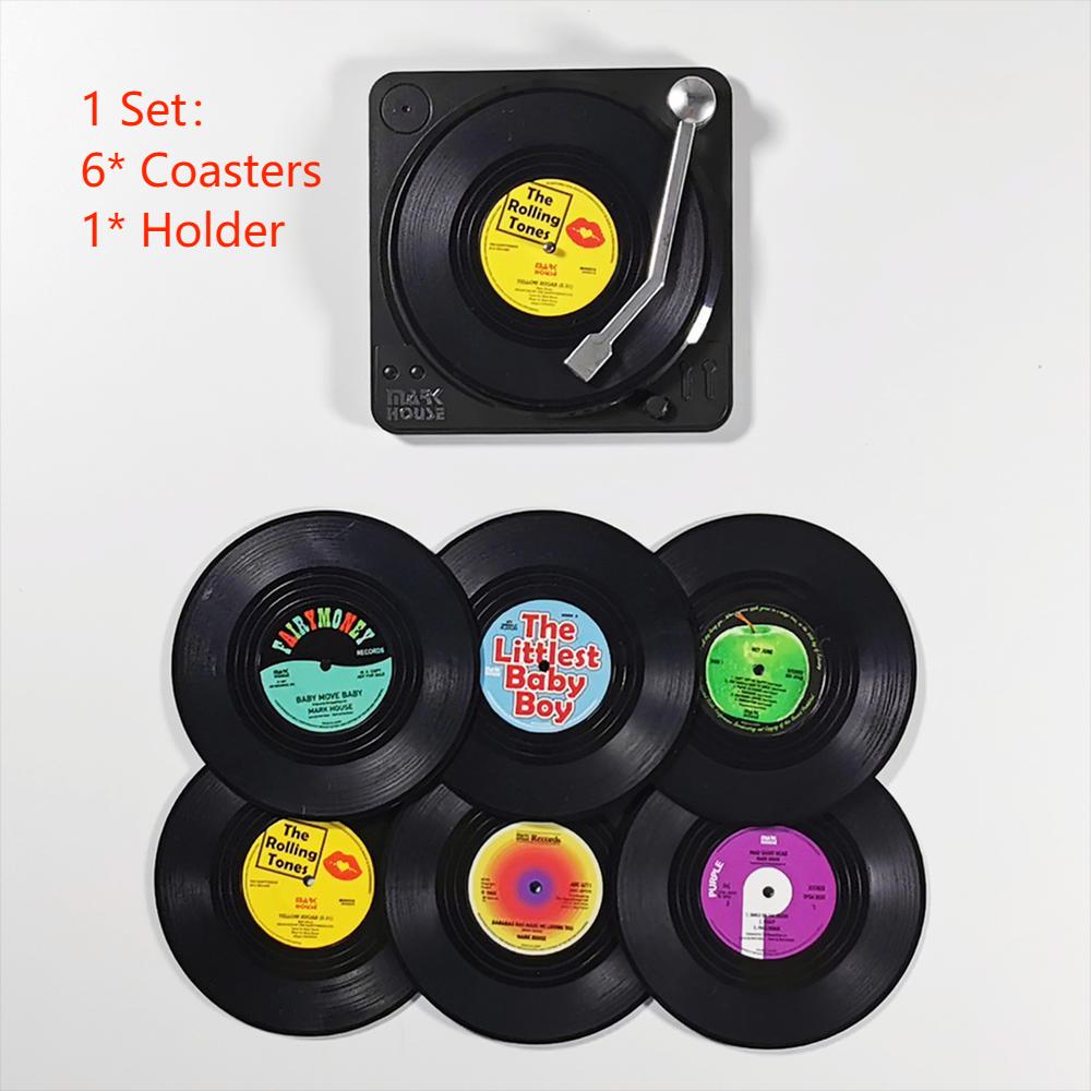 Vinyl Coasters