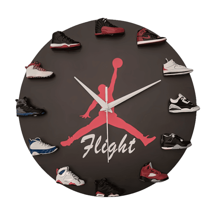 Jordan Shoe Clock